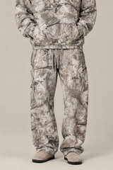 Men's Spring Tree Branch Camo Straight Leg Casual Pants