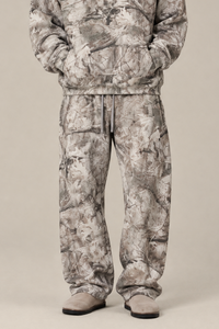 Men's Spring Tree Branch Camo Straight Leg Casual Pants