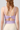 Women's Athletic Color Block Twist Back Padded Yoga Tank Top