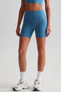 Women High Waisted Butt Lifting Seamless Naked Sensation Yoga Shorts