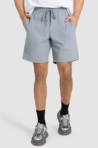 Men Summer Casual Loose Quick-Dry Breathable Mid-Length Outdoor Running Fitness Sport Shorts