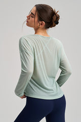 Women Loose-Fit Breathable Yoga Long Sleeves
