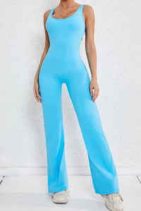 Women Hollow Out Back Micro Peach Hip Lift Sports Fitness Yoga Bodysuit