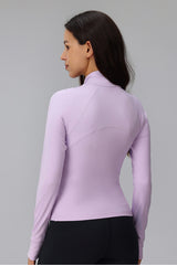 Women'S Slim Fit Sports Zipper Jacket