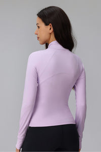 Women'S Slim Fit Sports Zipper Jacket
