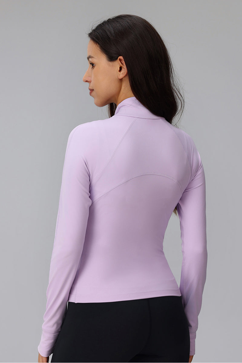 Women'S Slim Fit Sports Zipper Jacket