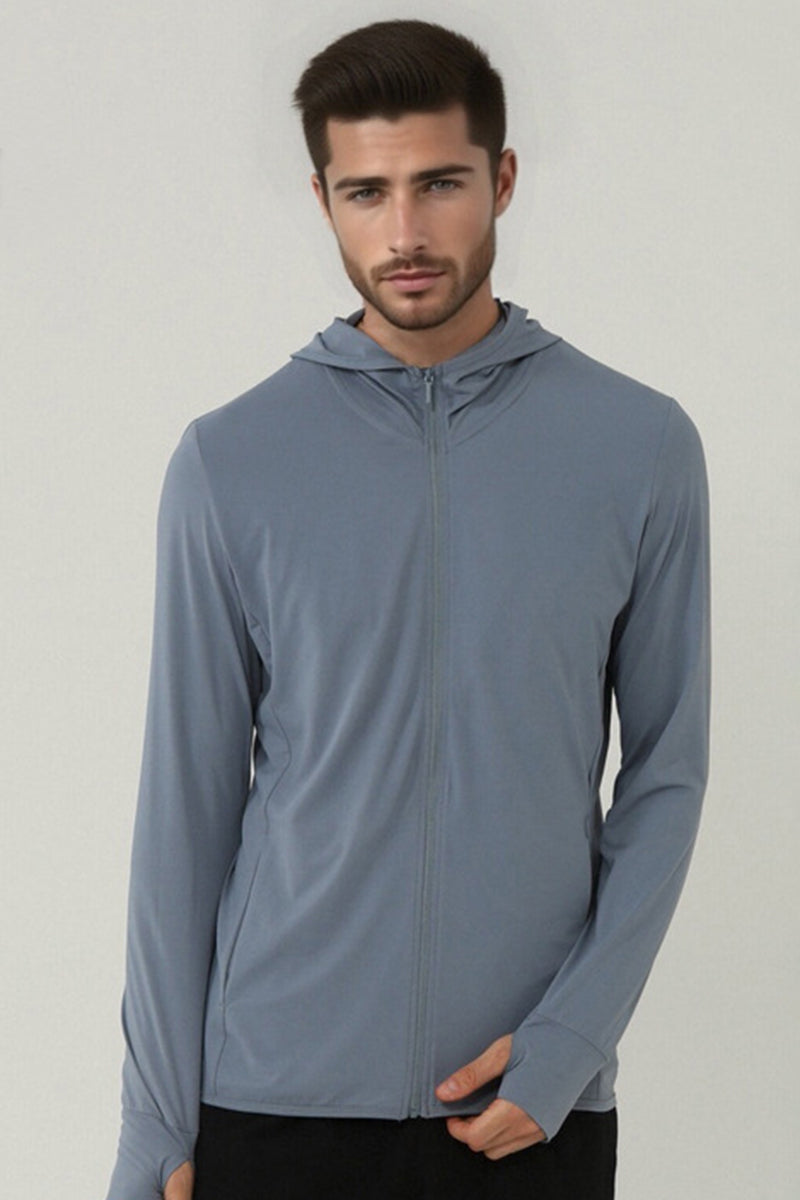 Men Slim-Fit Quick-Dry Training Running Jacket