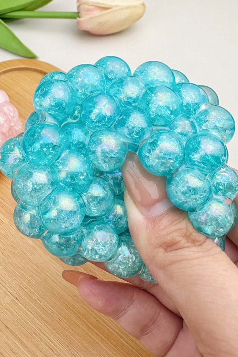 Moldable Pearl Pop Beads Squishy Handmade Ball for Stress Relief
