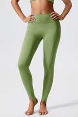 Women Eco-Friendly Fabric Foot-Stepping Model Buttocks Lifting And Shaping Yoga Fitness Running Exercise Leggings