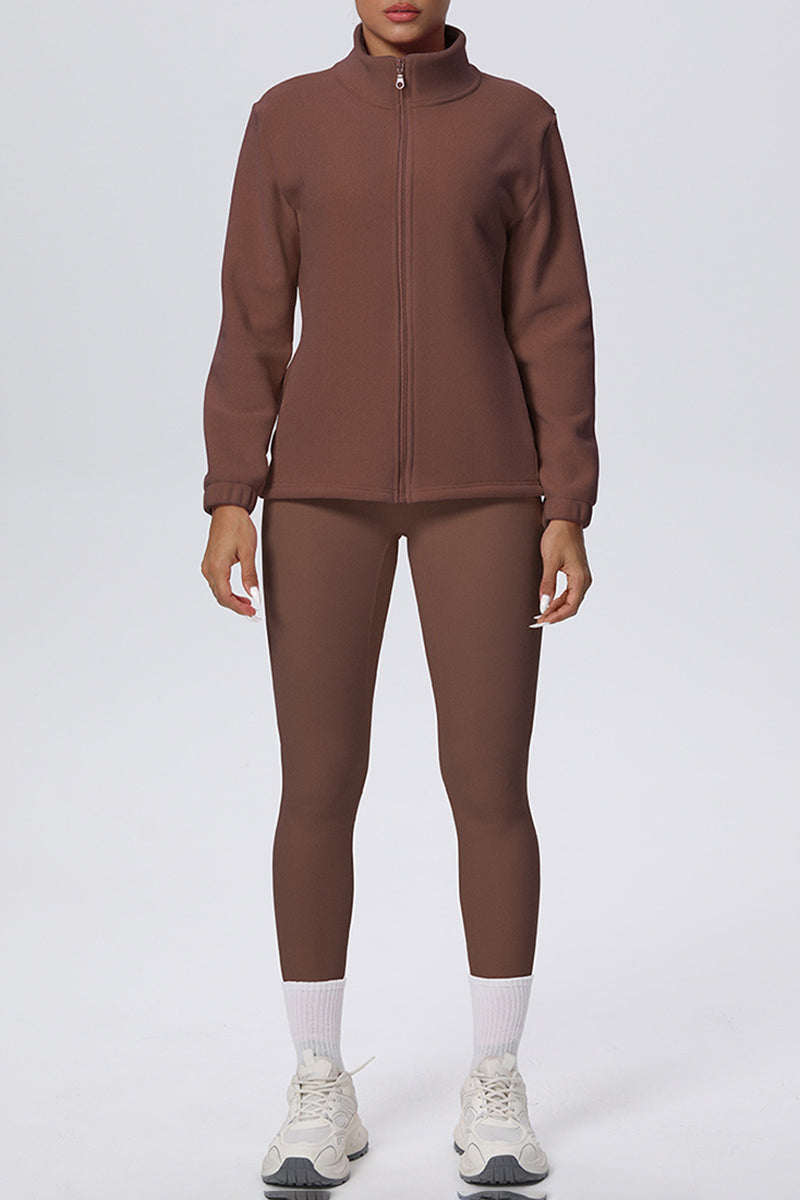 Women Thermal Sport Set: Jacket + Leggings