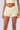 Women's Contrast Cross V Waist Bare Feel Yoga Shorts