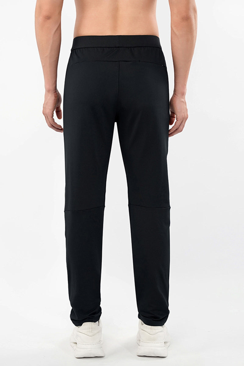 Men High-Waist Comfort Stretch Outdoor Running Training Pants