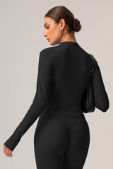 Women Zipper Pocket Running Jacket