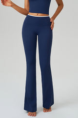 Women Naked-Feel Flared High-Waist Leggings