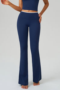 Women Naked-Feel Flared High-Waist Leggings