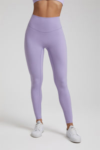 Solid High-Waisted Sports Leggings