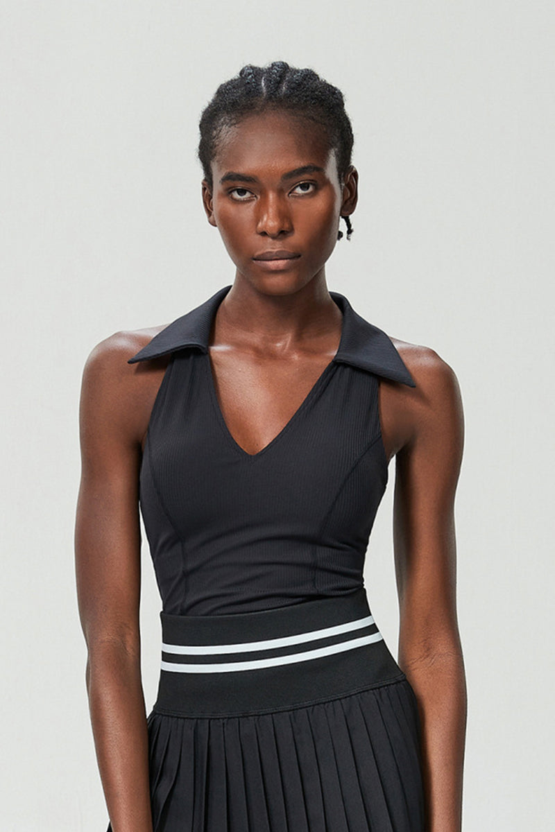 Women Slim Waist V-Neck Yoga Running Sports Vest