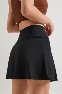 High Waist Tummy Control Sports Tennis Skirt