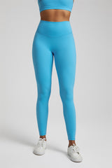Solid High-Waisted Sports Leggings