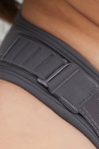 Plus Size Women's Cut-Out Crisscross Back Sports Bra