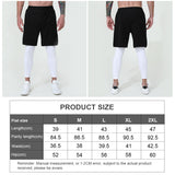 Men'S Fake Two Piece Athletic Shorts