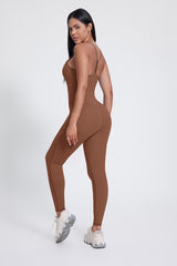 Women'S Sports Dance Y-Line Beauty Back Tight-Fitting Bodysuit