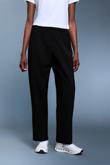 Women High Waist Fleece Lined Windproof Loose Fit Straight Leg Workout Pants