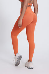 Women'S Bright Crossover High-Waisted Hip Lift Dance Stretch Cropped Pants