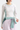 Women's Fall Slim-Fit Stripe Contrast  Long Sleeve T-Shirt