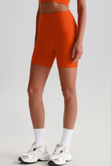 Women High Waisted Butt Lifting Seamless Naked Sensation Yoga Shorts