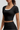 Women's Butterfly Back Padded Cropped Breathable T-shirt