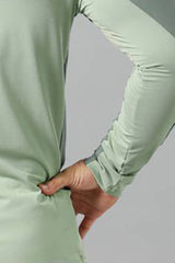 Men Quick-Dry Dragon-Scale Training Long Sleeve Top