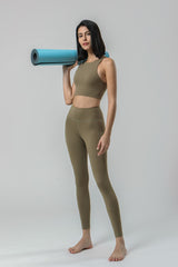 2 Pcs Set Women Yoga Bra +Yoga Leggings