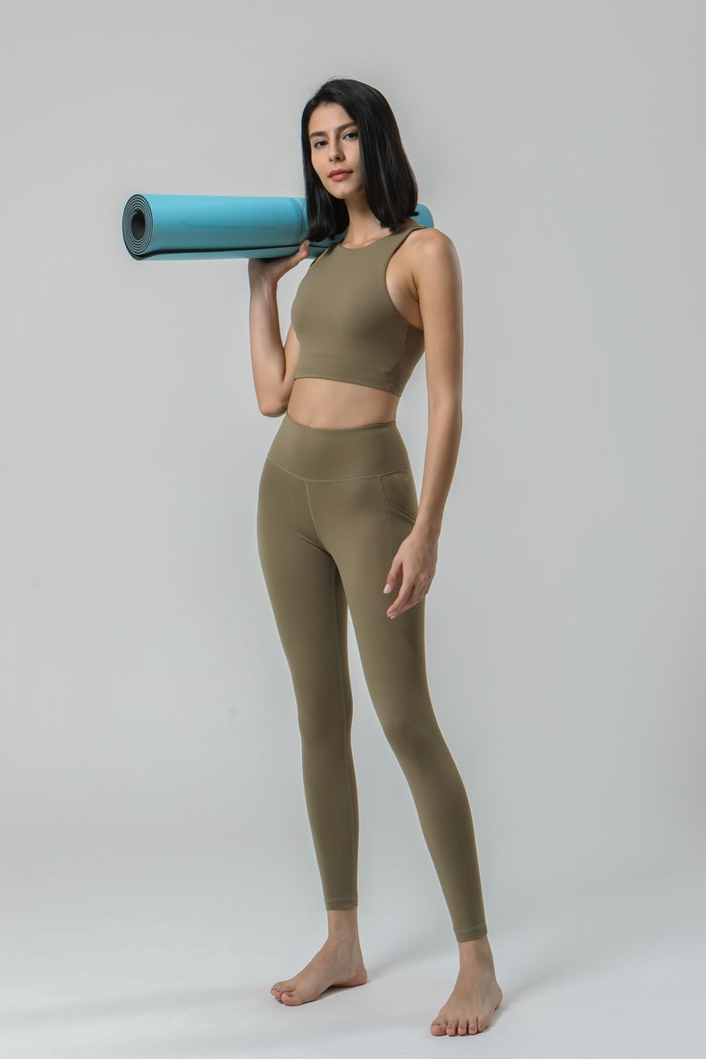 2 Pcs Set Women Yoga Bra +Yoga Leggings