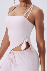 Women Double-Strap Backless Crisscross Yoga Sports Bra