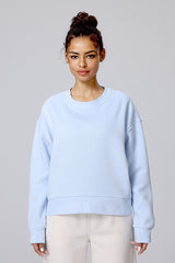 Women Brushed Round Neck Sport Top