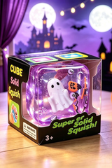 Halloween Magic Crystal Cube Squishy Fidget Toy with Box
