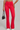 Wide-leg, snug, textured, and high-waisted flared pants