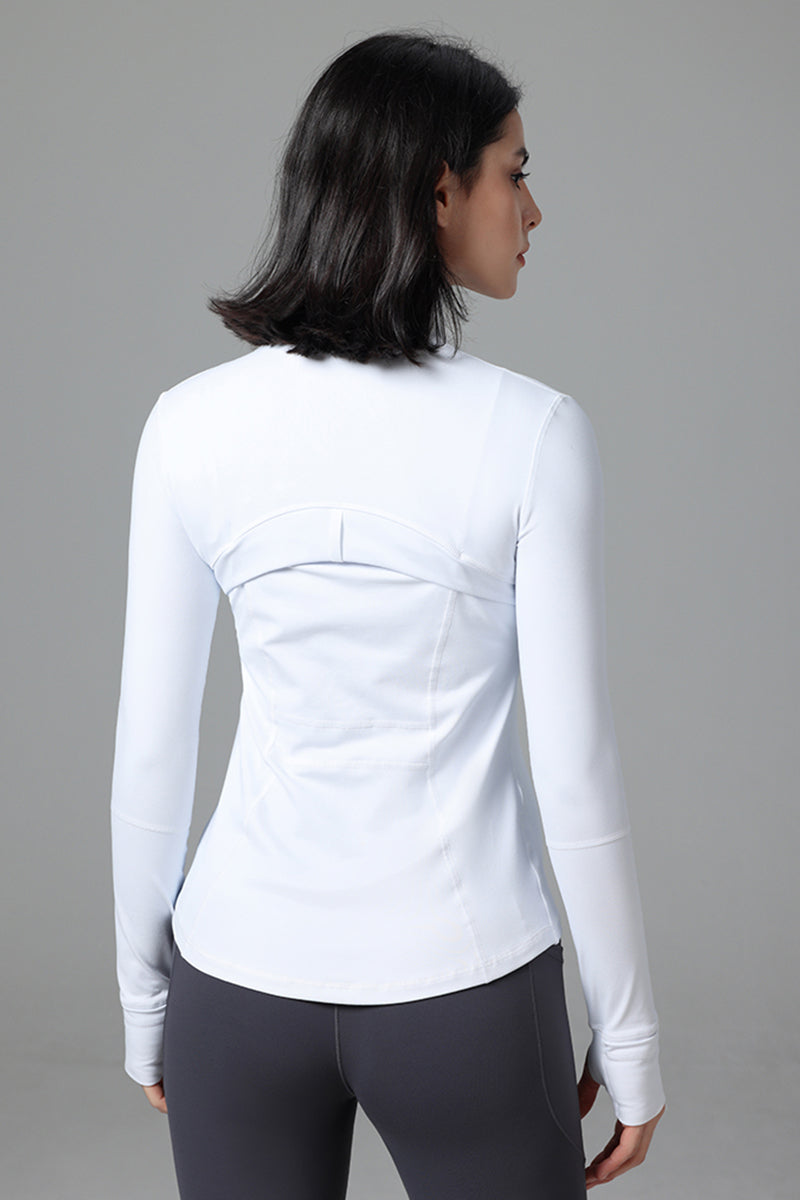 Women'S Slim Fit Sports Zipper Jacket