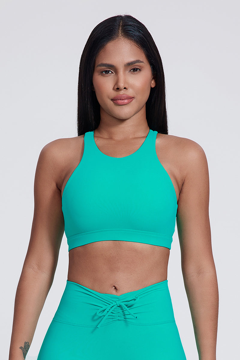 Women'S Yoga Backless Cross Stretch Bra Tank Top