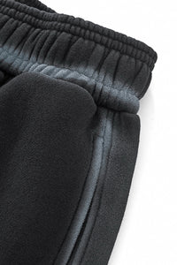 Unisex Retro Fleece Straight-Leg Sweatpants