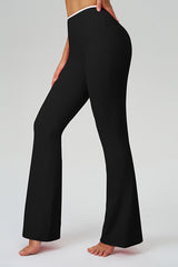 Women Naked-Feel Flared High-Waist Leggings
