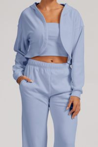 De Rong sports-style hoodie