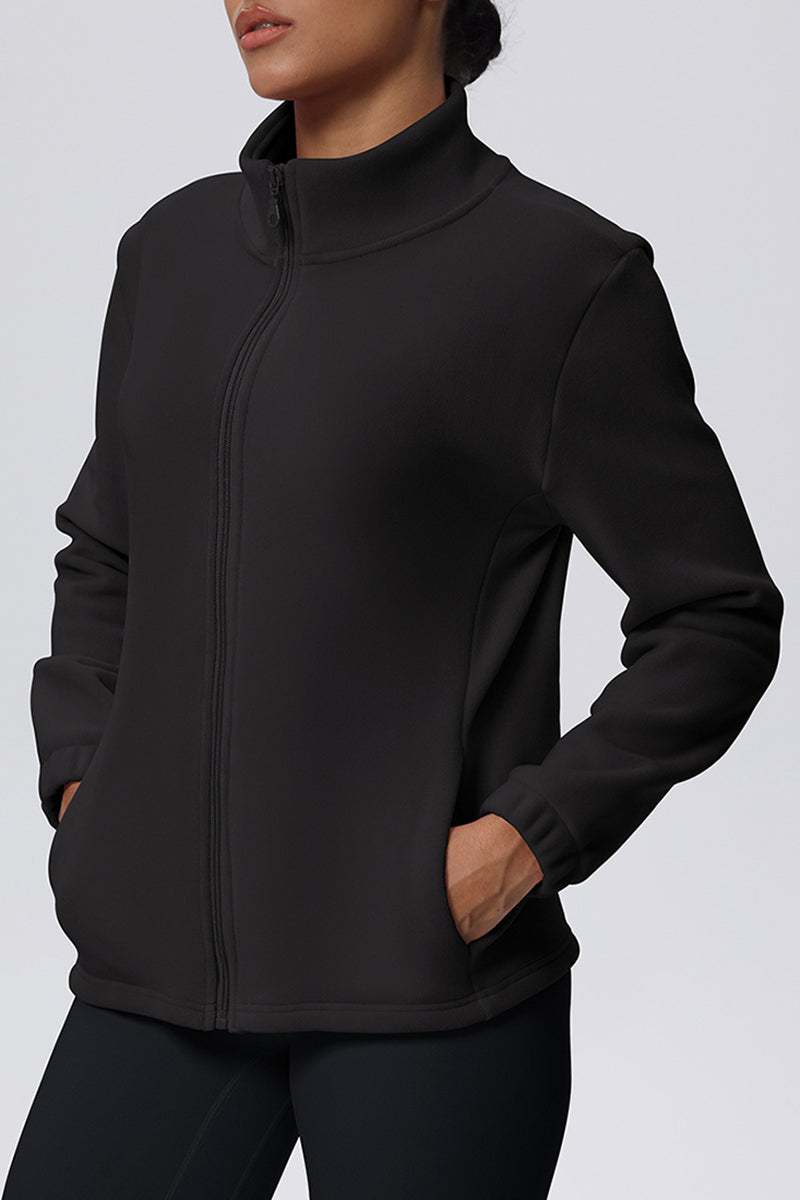 Women Thermal High-Neck Sports Jacket