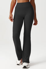 Women Flared High Waist Yoga Running Pants