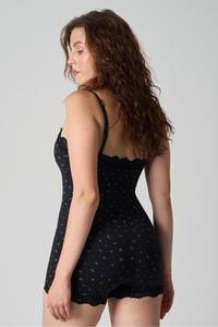 Women's Floral Lace Shapewear Spaghetti Strap Jumpsuit