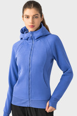 Women'S Zip Sport Hooded Jacket