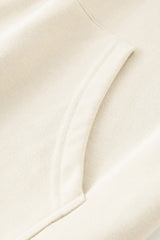 Solid color hoodie terry sweatshirt