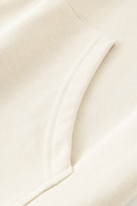 Solid color hoodie terry sweatshirt