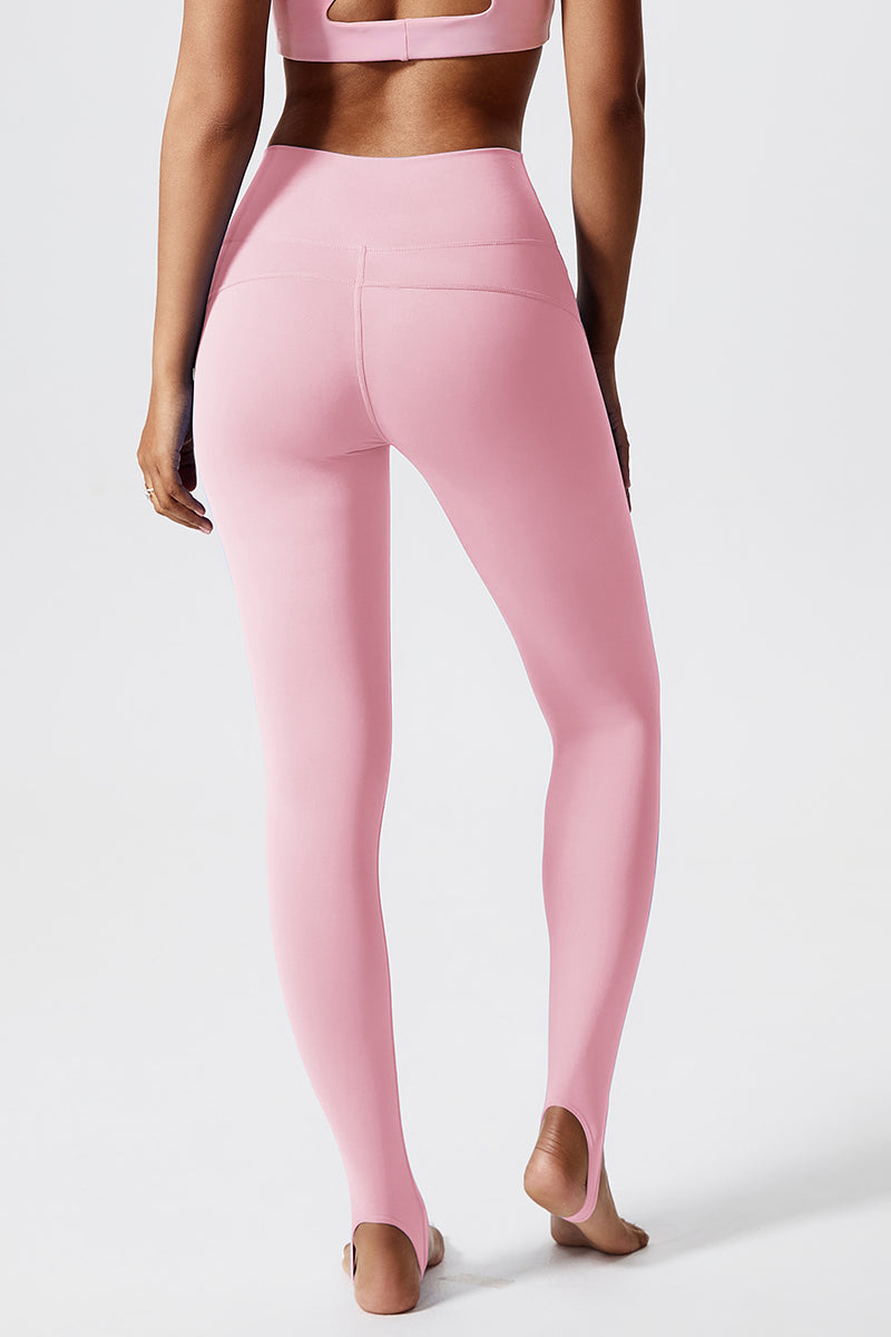 Women Eco-Friendly Fabric Foot-Stepping Model Buttocks Lifting And Shaping Yoga Fitness Running Exercise Leggings